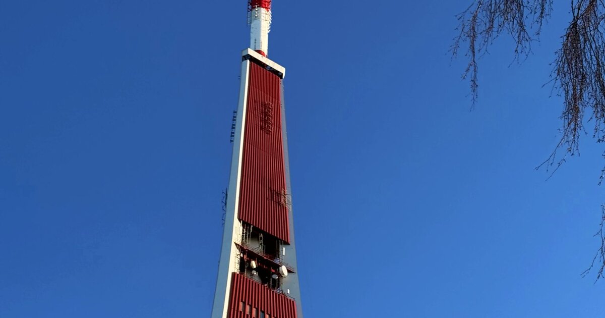 Rīgos 368,5 m televizijos bokštas — aukščiausias laisvai stovintis statinys Europos Sąjungoje.